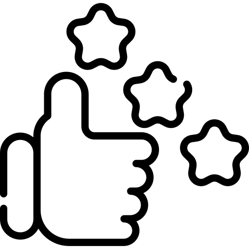 Feedback thumbs up rating finger icon