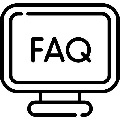 Faq help info screen icon