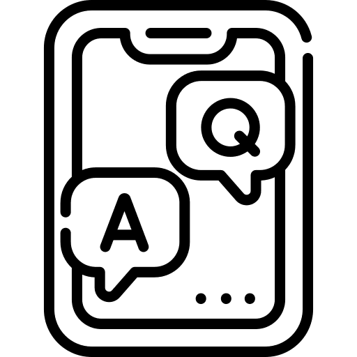 Faq question help info icon