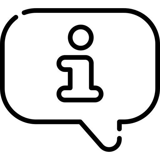 Information chat box info communications icon