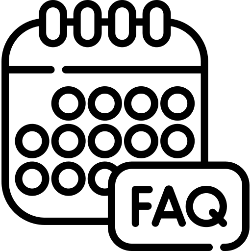 Calendar calendar questions communications icon