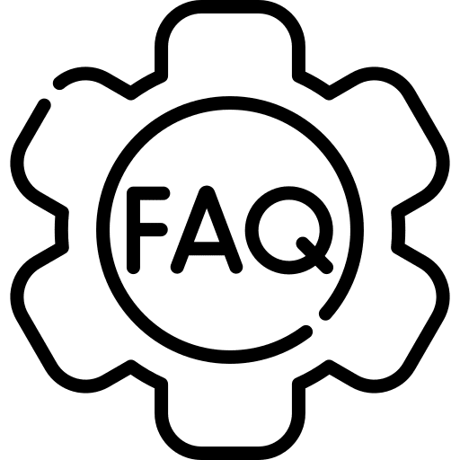Gear faq questions information icon