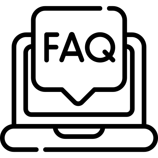 Laptop answer help questions icon