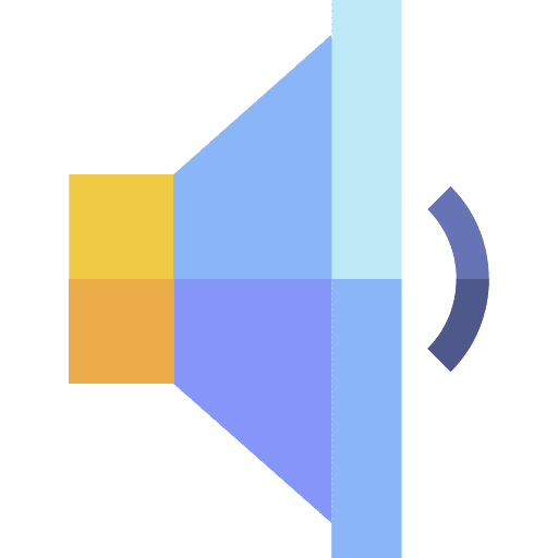 Low volume audio player low volume volume down icon