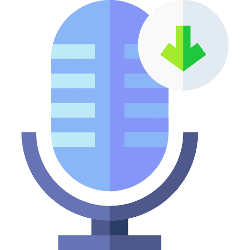 Download streaming communications music and multimedia icon