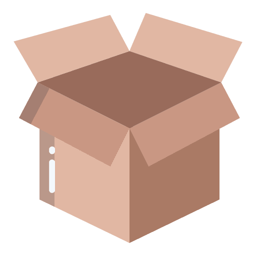 Open box open box delivery shipping and delivery icon