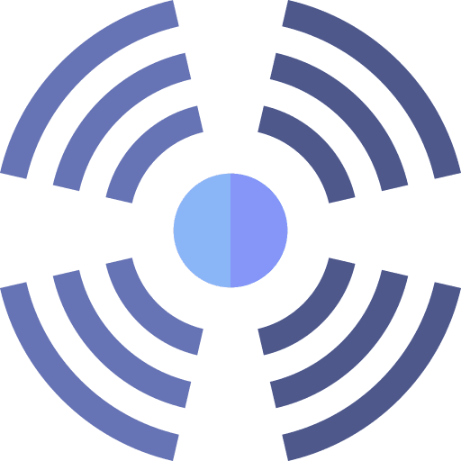 Podcast news music and multimedia streaming icon