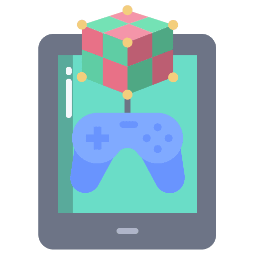 Tablet game controller cellphone video game icon