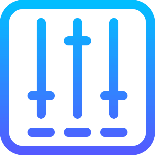 Control panel adjust panel controls icon