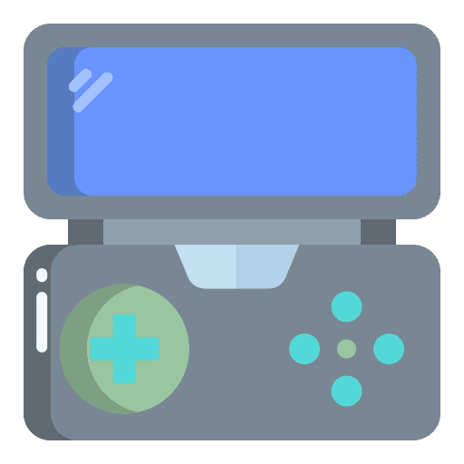 Video game electronics handheld console gaming icon