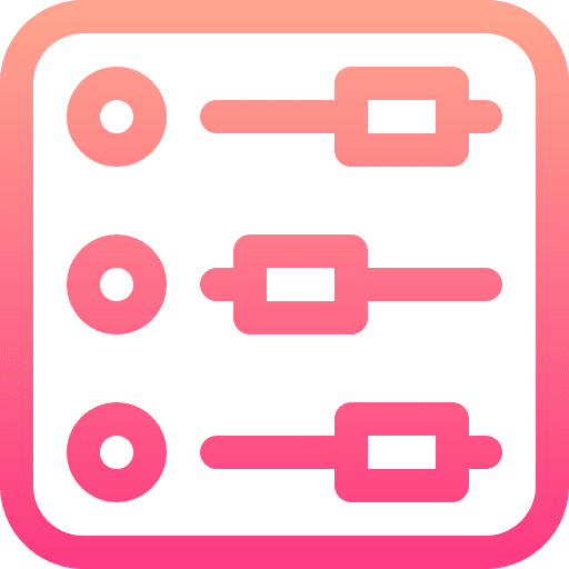 Control setting adjust levels icon