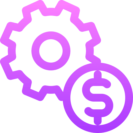 Optimization money optimization marketing icon