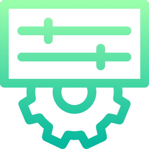 Settings ui control console levels icon