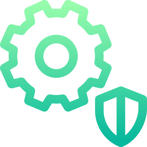 Settings ui shield security icon