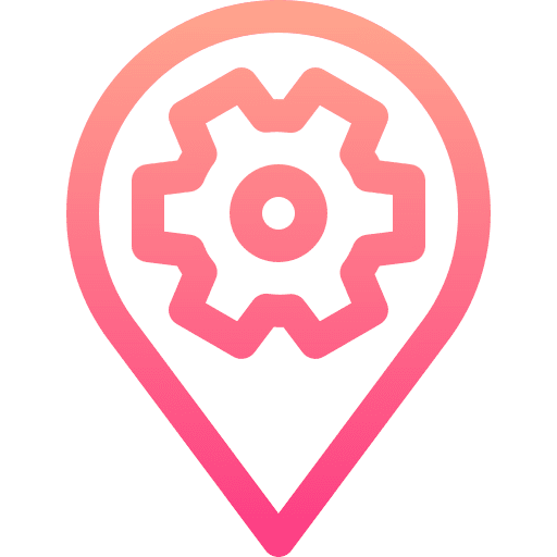 Settings settings map pin maps and location icon