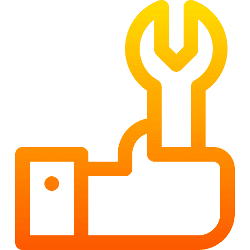 Setup wrench spanner repair icon