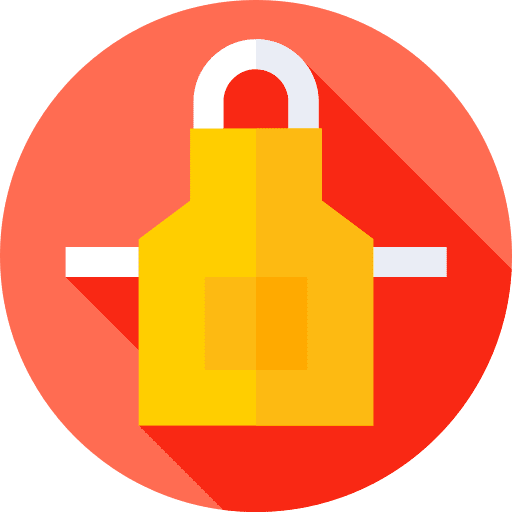 Apron food fashion protection icon