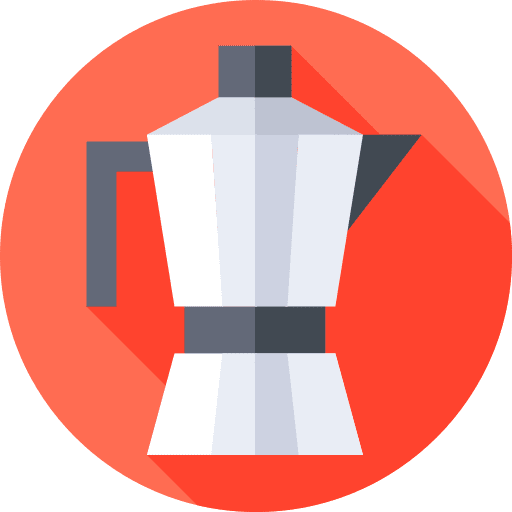 Coffee pot machine espresso italian icon