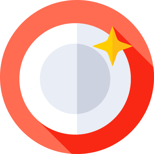 Plate tableware dishes food and restaurant icon