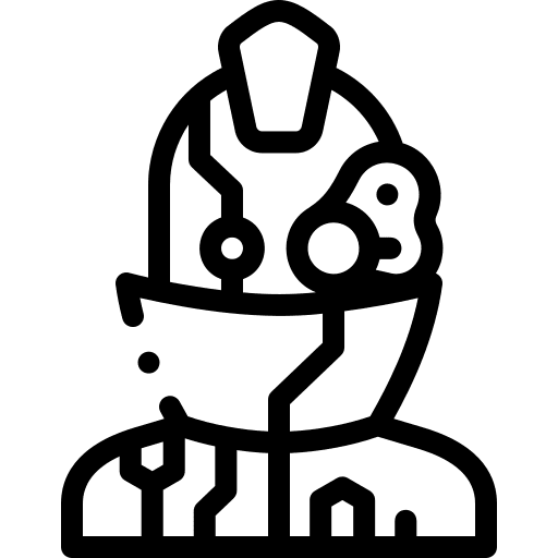 Cyberpunk cyberpunk futuristic user icon