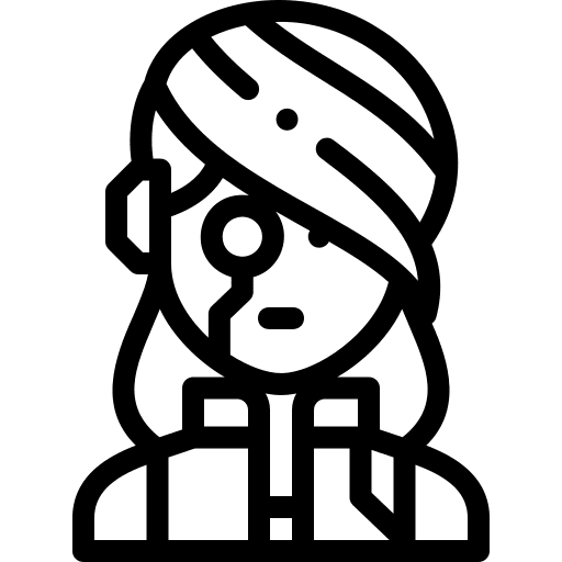 Cyberpunk sci fi technology futuristic icon