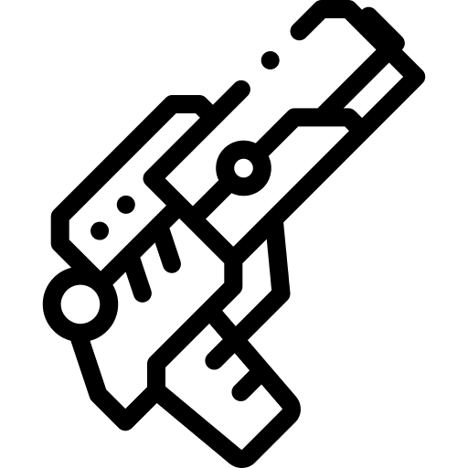 Gun science fiction gaming miscellaneous icon