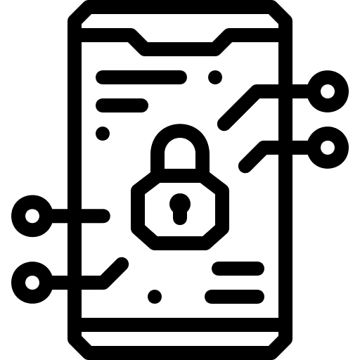Lock mobile security ui electronics icon