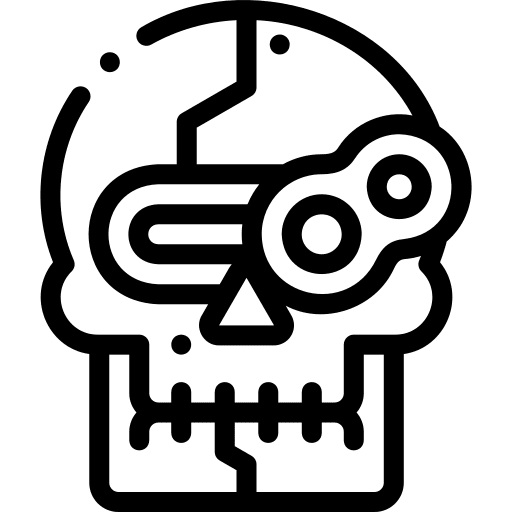 Skull skull artificial intelligence miscellaneous icon