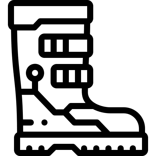 Boots futuristic science fiction boots icon