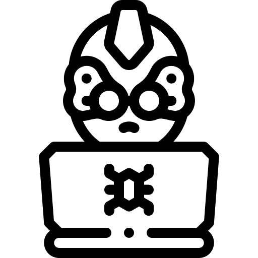 Hacker hacker mysterious man icon