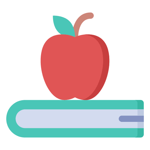 Apple study educative book icon