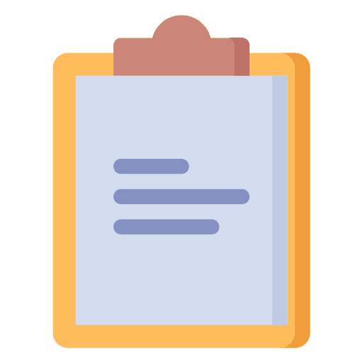Clipboard document files and folders clipboard icon