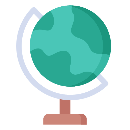 Globe earth world globe icon