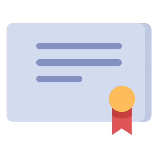Diploma certificate certification diploma icon