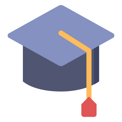 Graduation hat graduation hat student school icon