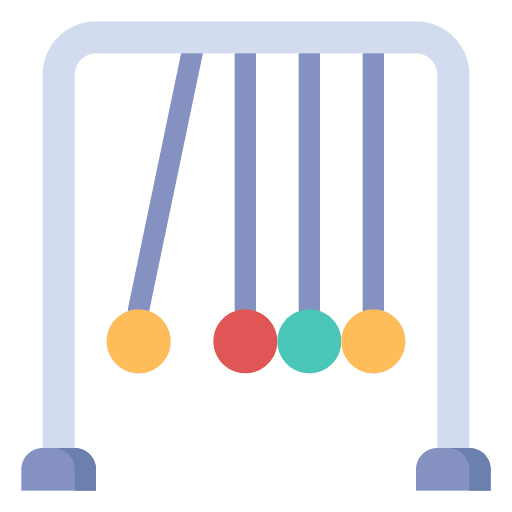 Pendulum newtons cradle physics pendulum icon