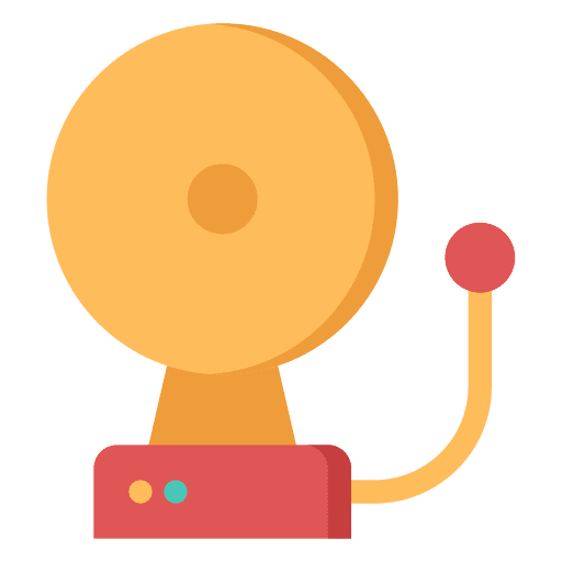 School bell school bell ring bell buzzer icon