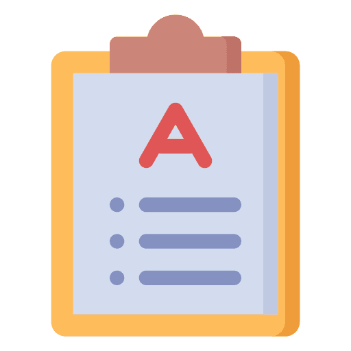 Score education grade score icon