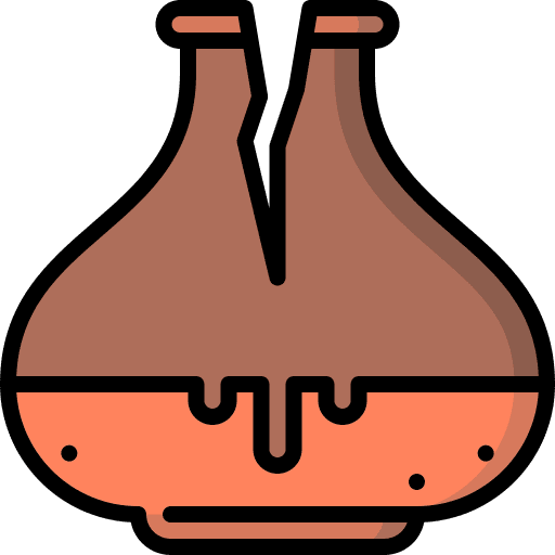 Archeology vase cultures pot icon