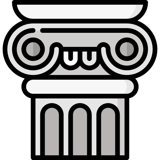 Classics cultures pillar architecure icon