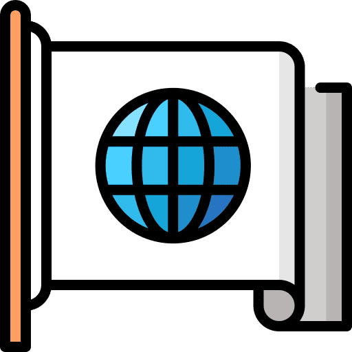 Geopolitics landmark flags flag icon