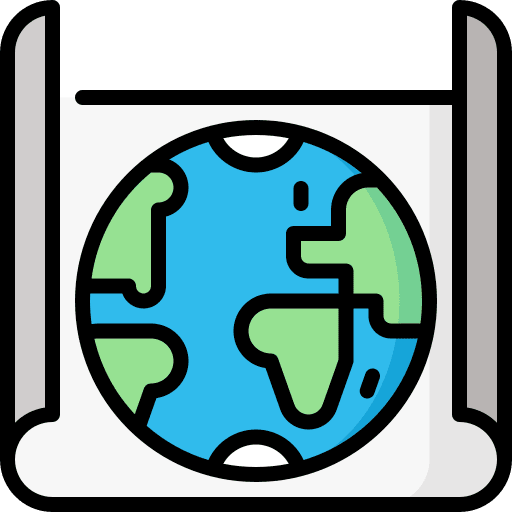 Planet earth planet earth maps and location geography icon