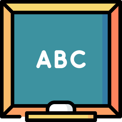 Education classroom school material education icon