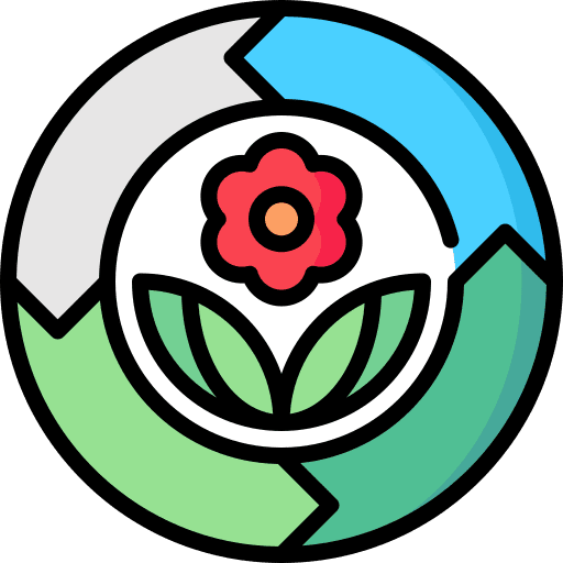 Sustainable ecology nature sustainability icon