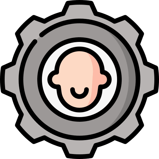 Management admin support personalize icon