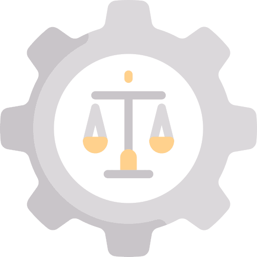 Gear miscellaneous justice laws icon