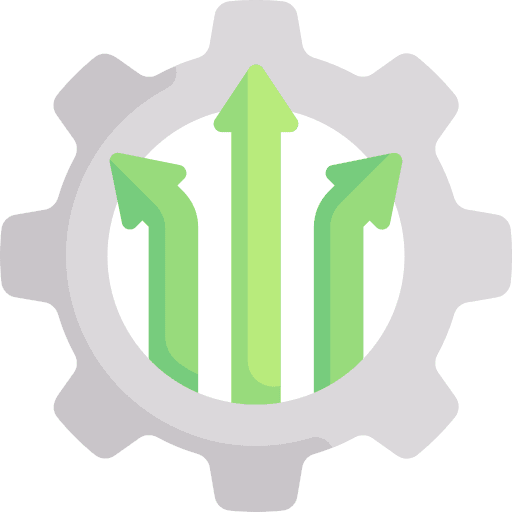 Gear settings way ui icon