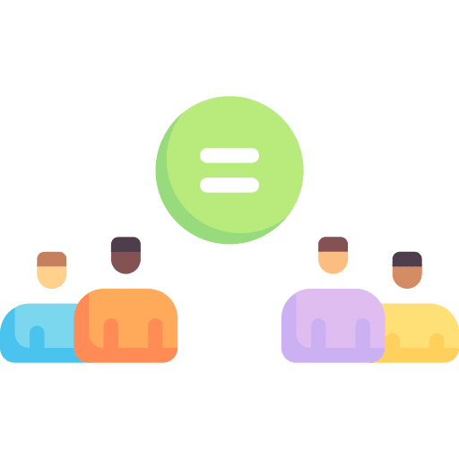 Equality equality human rights activism icon