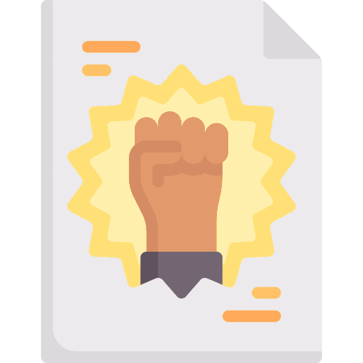 Protest protest marketing signs icon