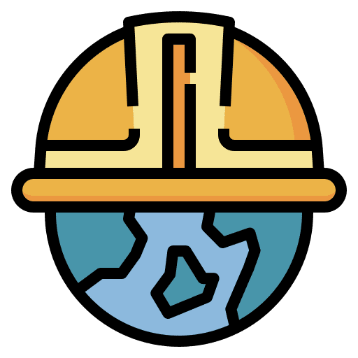 Labor day labour helmet construction and tools icon